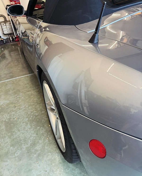 BMW · quarter panel. After repair