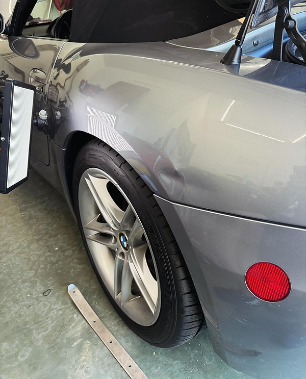 BMW · quarter panel. Before repair