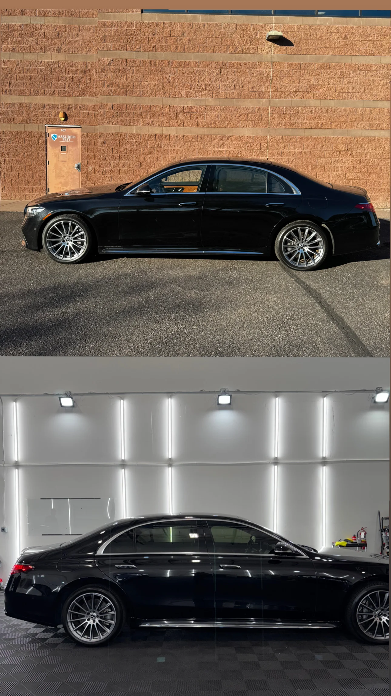 Mercedes: before / after