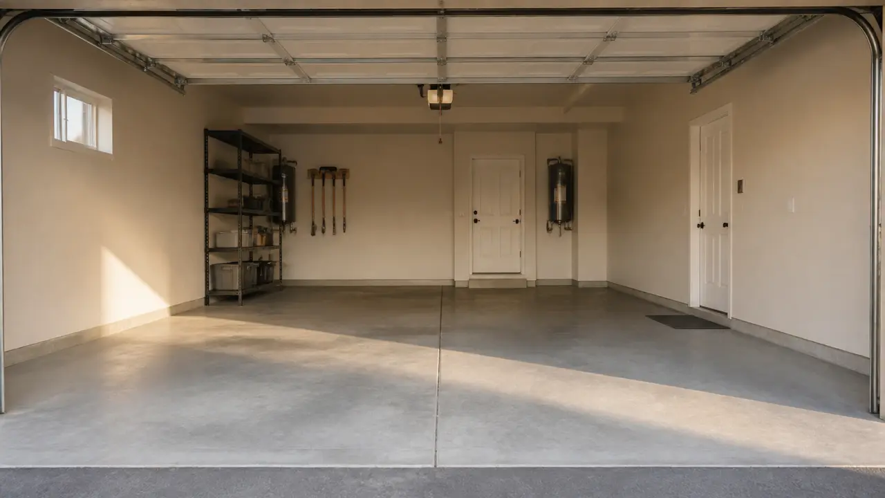 Garage after Strong Arm haul-out