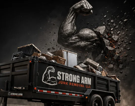 Strong Arm Junk Removal trailer