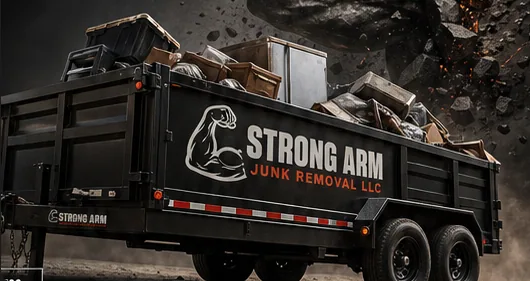 Strong Arm Junk Removal trailer
